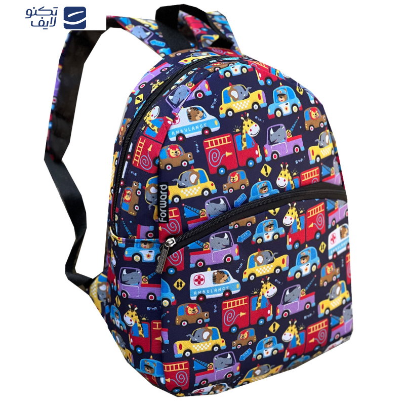 کوله پشتی بچگانه فوروارد کد FCLT99904 ZOO CAR  کوله پشتی بچگانه فوروارد کد FCLT99904 ZOO CAR