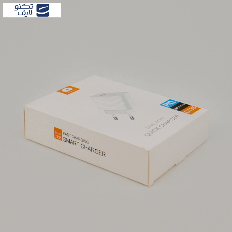 شارژر دیواری 5وات مدل C135 شارژر دیواری 5وات مدل C135