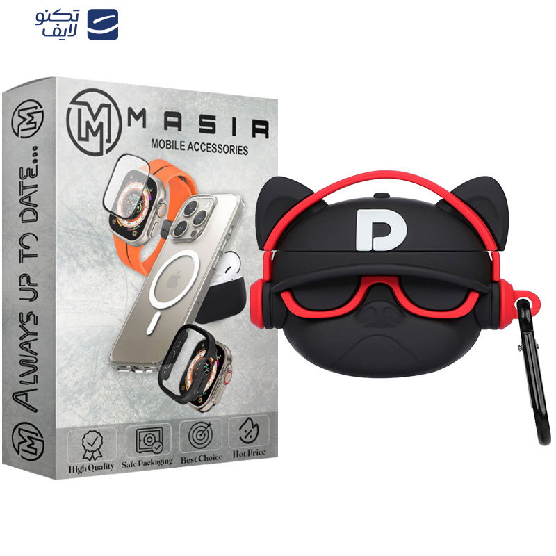 کاور مسیر مدل Bulldog Character Silicone مناسب برای کیس اپل ایرپاد 4 به همراه آویز کاور مسیر مدل Bulldog Character Silicone مناسب برای کیس اپل ایرپاد 4 به همراه آویز