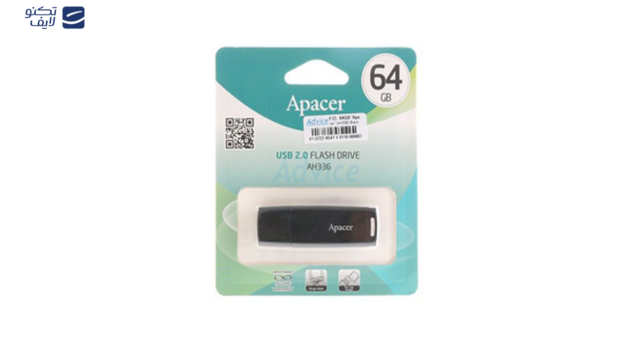 فلش مموری اپیسر مدل AH336 ظرفیت 64 گیگابایت فلش مموری اپیسر مدل AH336 ظرفیت 64 گیگابایت