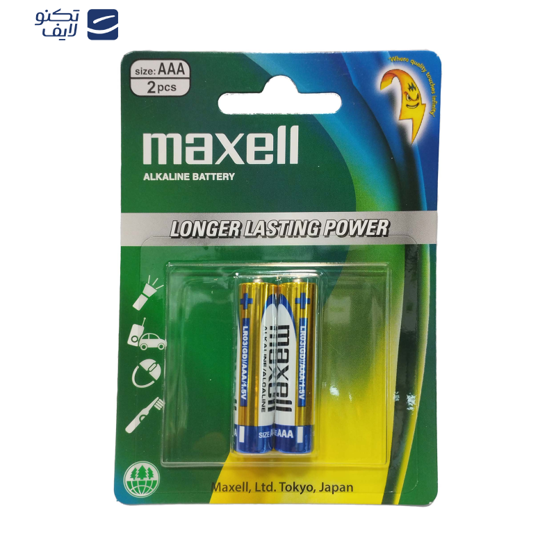 باتری نیم قلمی مکسل مدل Alkaline بسته دو عددی باتری نیم قلمی مکسل مدل Alkaline بسته دو عددی