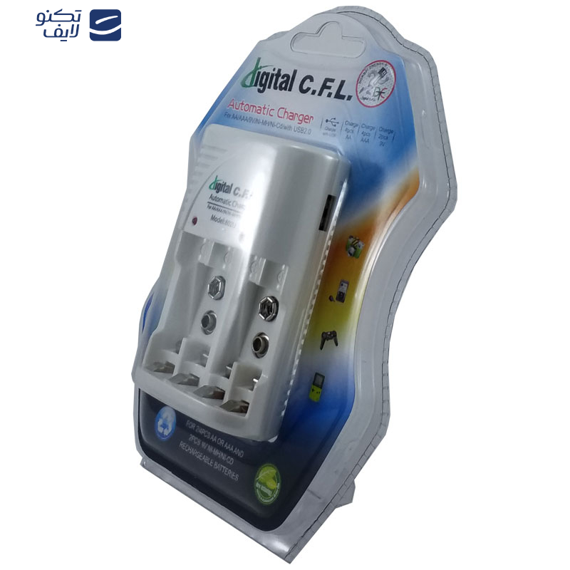 شارژر باتری دیجیتال سی اف ال مدل 802U شارژر باتری دیجیتال سی اف ال مدل 802U