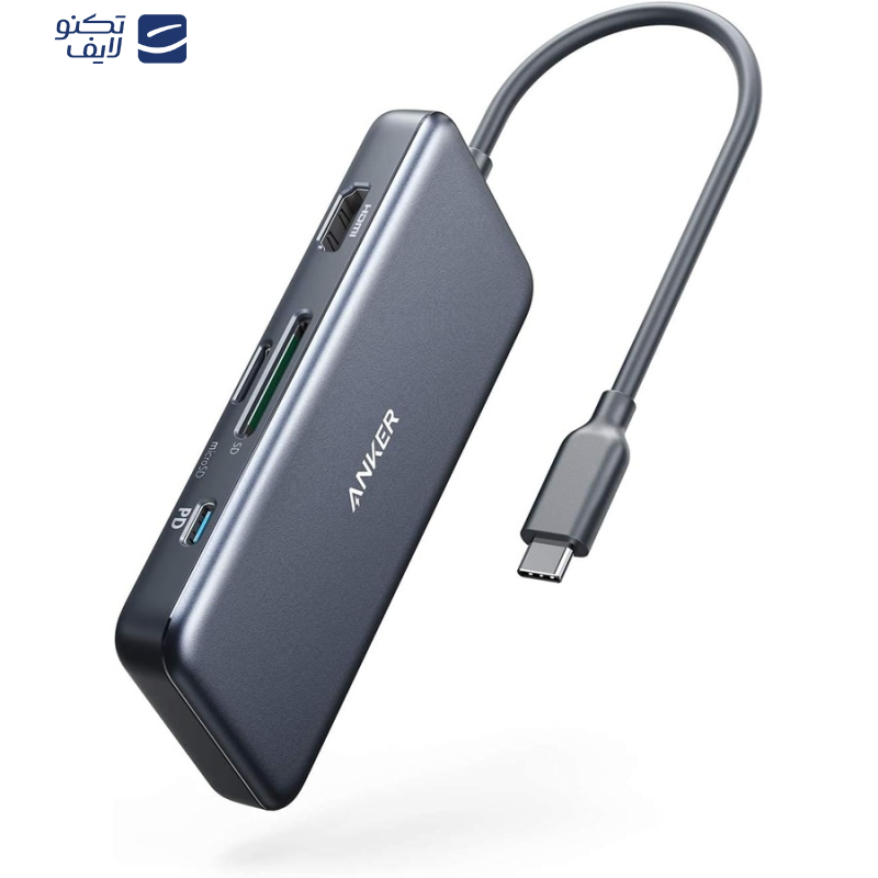 هاب 7 پورت USB-C انکر مدل Premium 7-in-1 A8346
