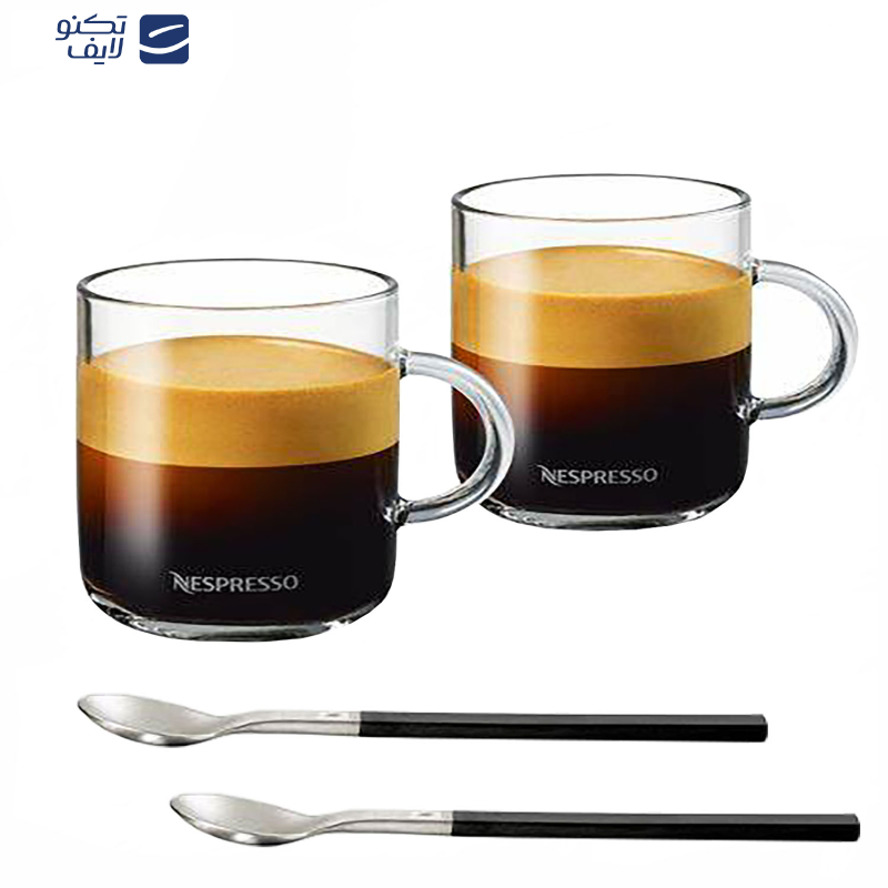 لیوان نسپرسو مدل VERTOULINE COFFEE SET بسته 2 عددی به همراه قاشق