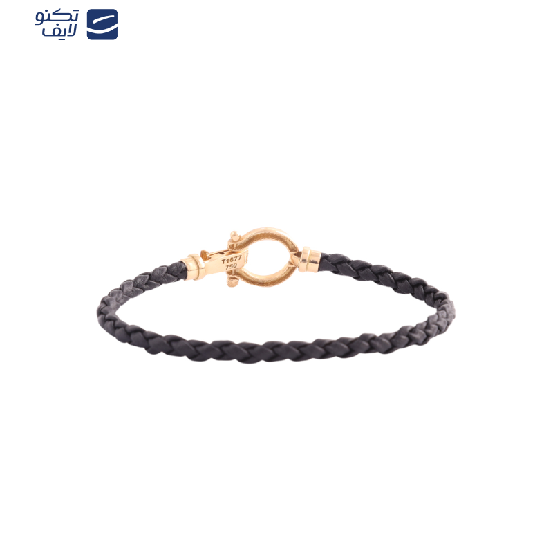 دستبند طلا 18 عیار زنانه بان گالری مدل چرم امگا دستبند طلا 18 عیار زنانه بان گالری مدل چرم امگا