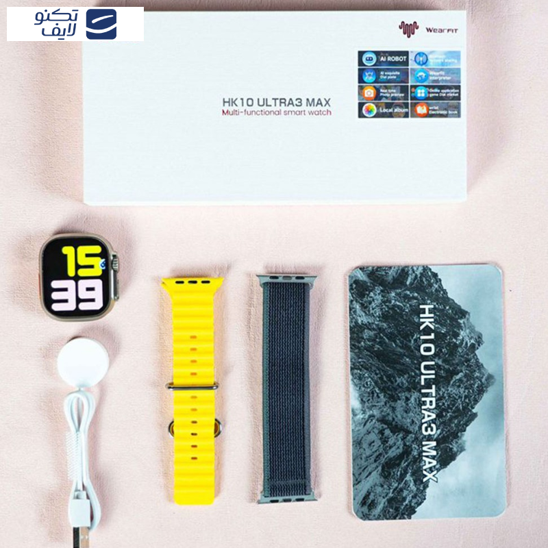 ساعت هوشمند ویرفیت مدل hk10 ultra3 max ساعت هوشمند ویرفیت مدل hk10 ultra3 max