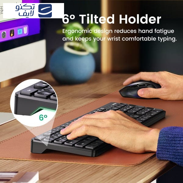 کیبورد بی سیم یوگرین مدل KU004-25322 کیبورد بی سیم یوگرین مدل KU004-25322