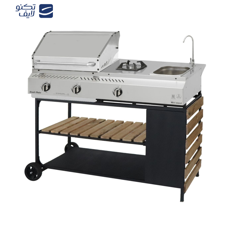 باربیکیو آتش مهر مدل مینی آیلند پلاس 102 باربیکیو آتش مهر مدل مینی آیلند پلاس 102