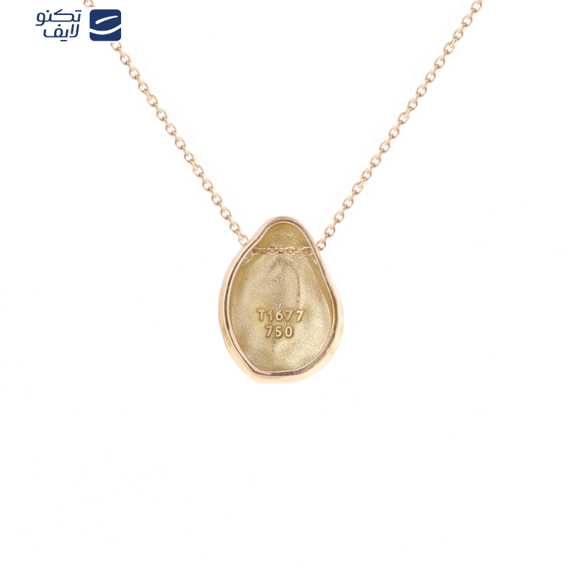 گردنبند طلا 18 عیار زنانه بان گالری مدل اشک باروک گردنبند طلا 18 عیار زنانه بان گالری مدل اشک باروک