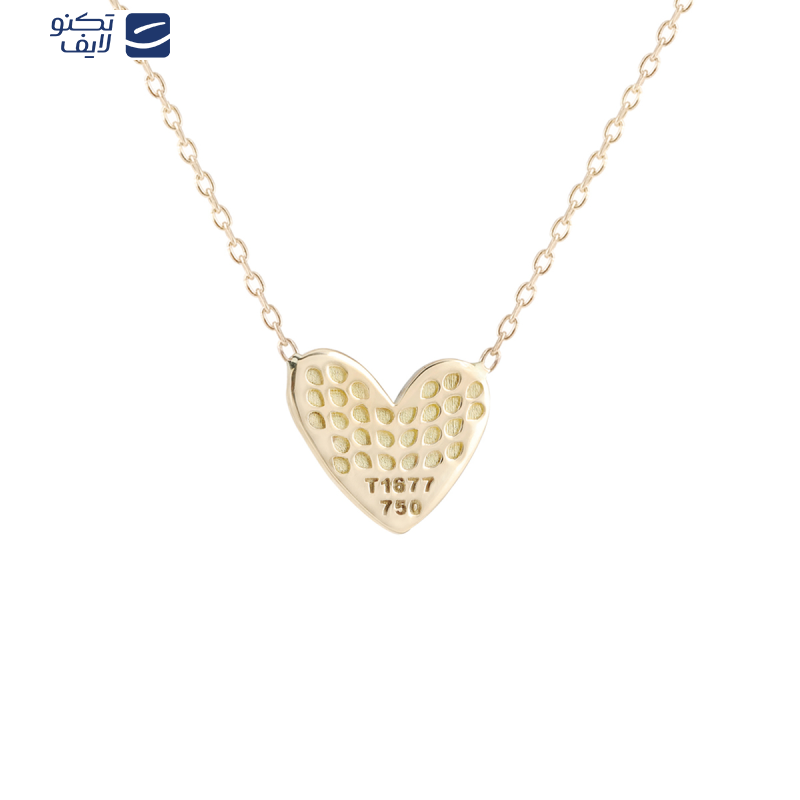 گردنبند طلا 18 عیار زنانه بان گالری مدل قلب آبنباتی گردنبند طلا 18 عیار زنانه بان گالری مدل قلب آبنباتی