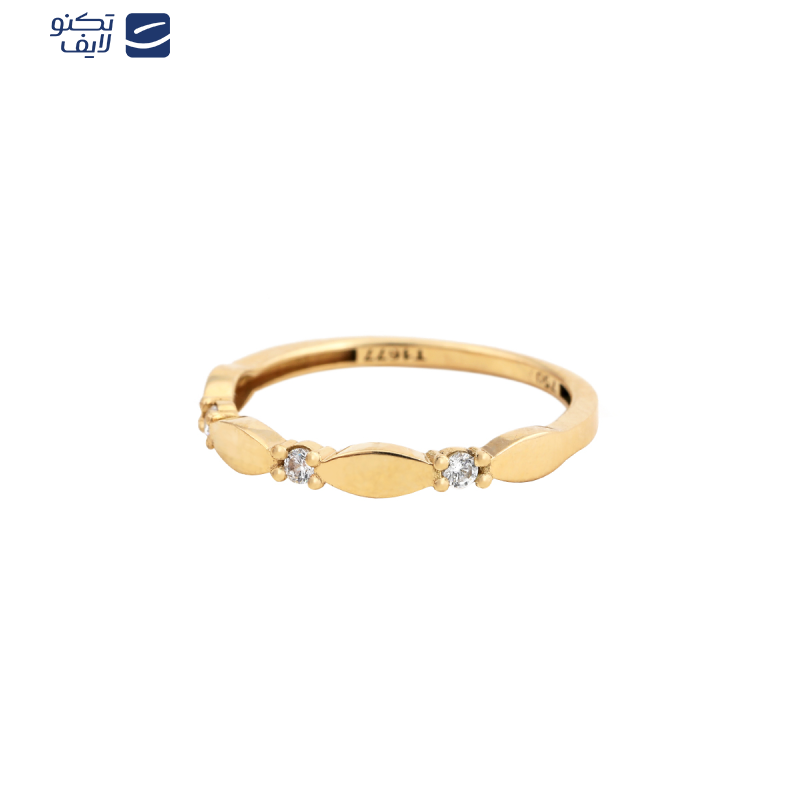 انگشتر طلا 18 عیار زنانه بان گالری مدل ماربل