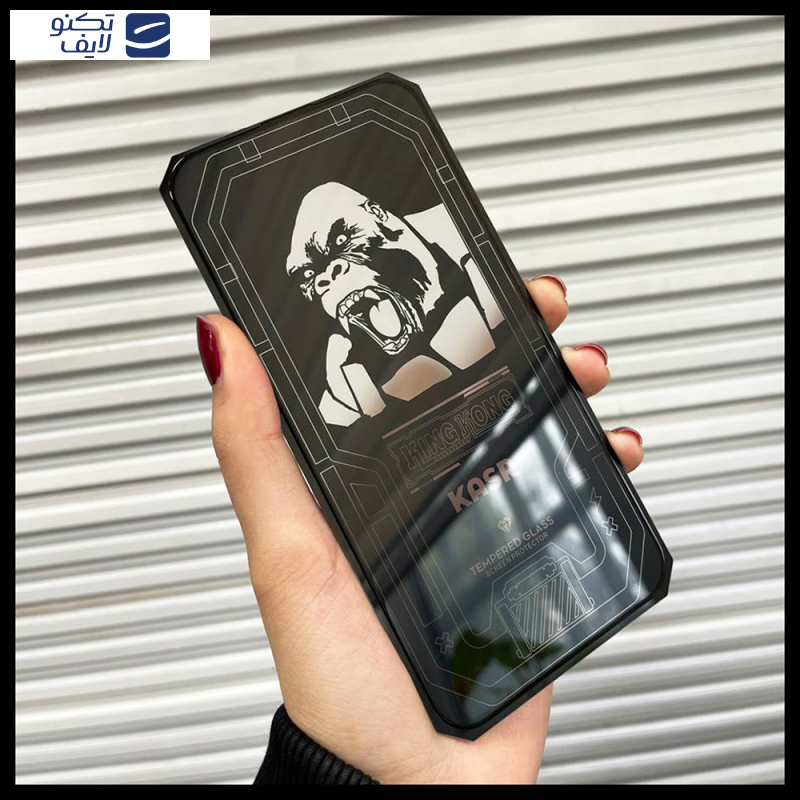 محافظ صفحه نمایش کینگ کونگ مدل SUPER GLASS 10D مناسب برای گوشی موبایل اپل iPhone 14 Pro Max محافظ صفحه نمایش کینگ کونگ مدل SUPER GLASS 10D مناسب برای گوشی موبایل اپل iPhone 14 Pro Max