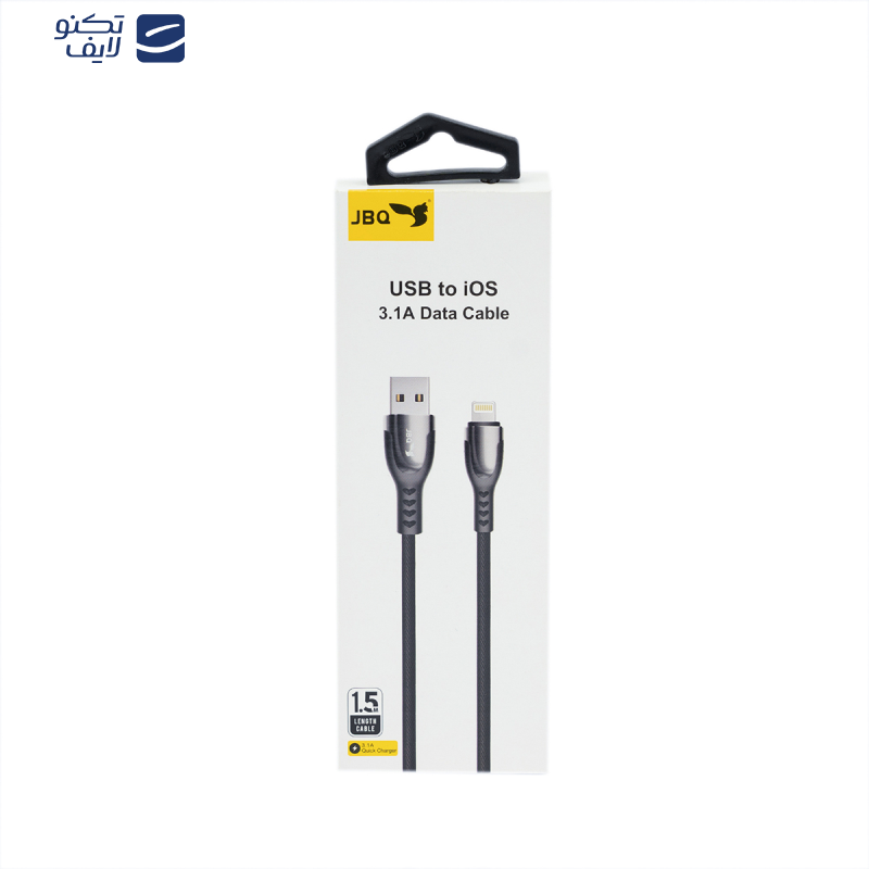 کابل تبدیل USB به لایتنینگ جی بی کیو مدل DT-02 i طول 1.5 متر