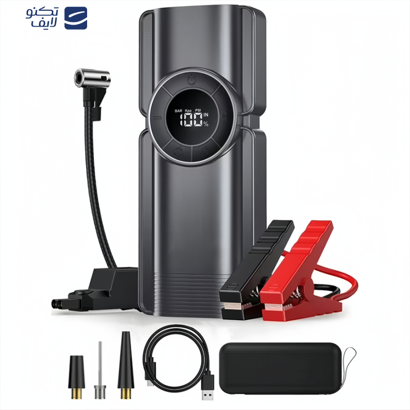 جامپ استارتر خودرو و پاوربانک گرین لاین مدل GLJUMP جامپ استارتر خودرو و پاوربانک گرین لاین مدل GLJUMP