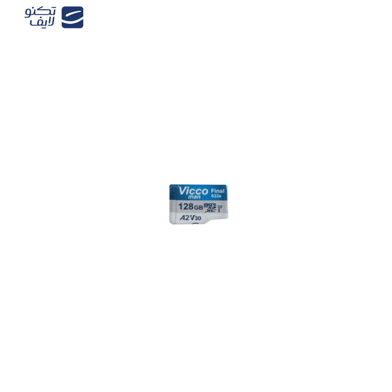 کارت حافظه microSDXC ویکومن مدل Final 633x  کلاس 10 استاندارد UHS-I U3 سرعت 90MBs ظرفیت 128 گیگابایت به همراه آداپتور SD کارت حافظه microSDXC ویکومن مدل Final 633x  کلاس 10 استاندارد UHS-I U3 سرعت 90MBs ظرفیت 128 گیگابایت به همراه آداپتور SD