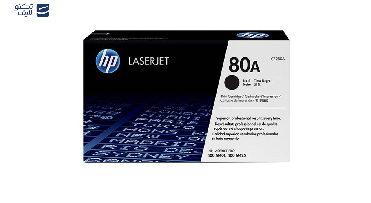 تونر مشکی اچ پی مدل 80A تونر مشکی اچ پی مدل 80A