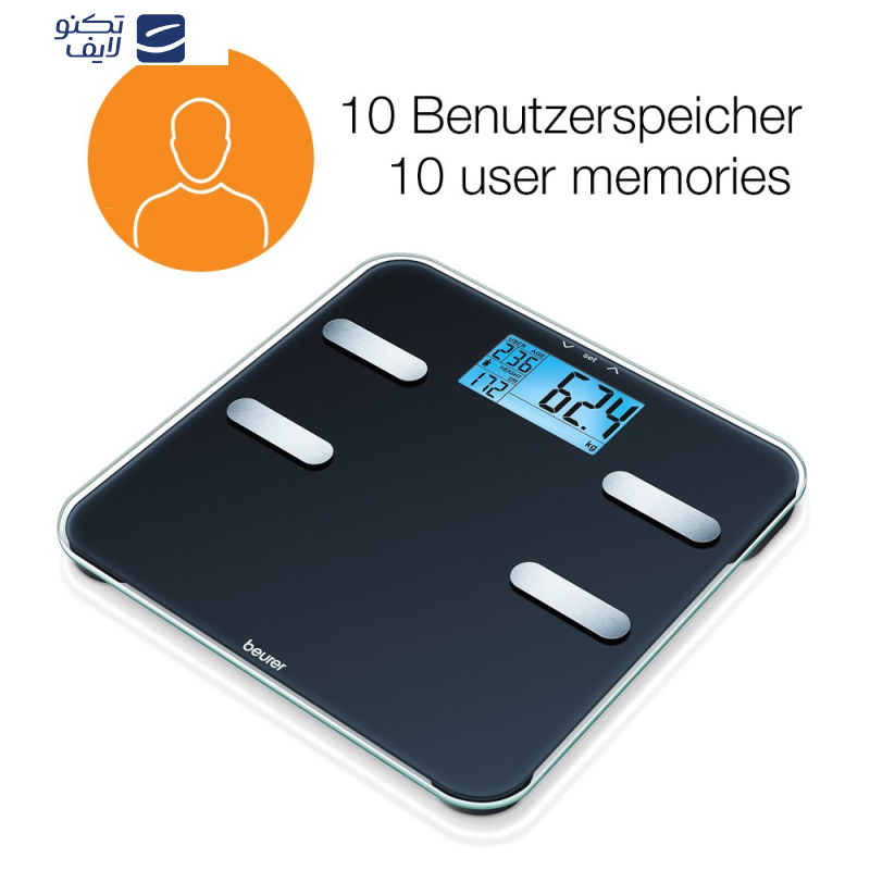 ترازو دیجیتال بیورر مدل Bf185 ترازو دیجیتال بیورر مدل Bf185