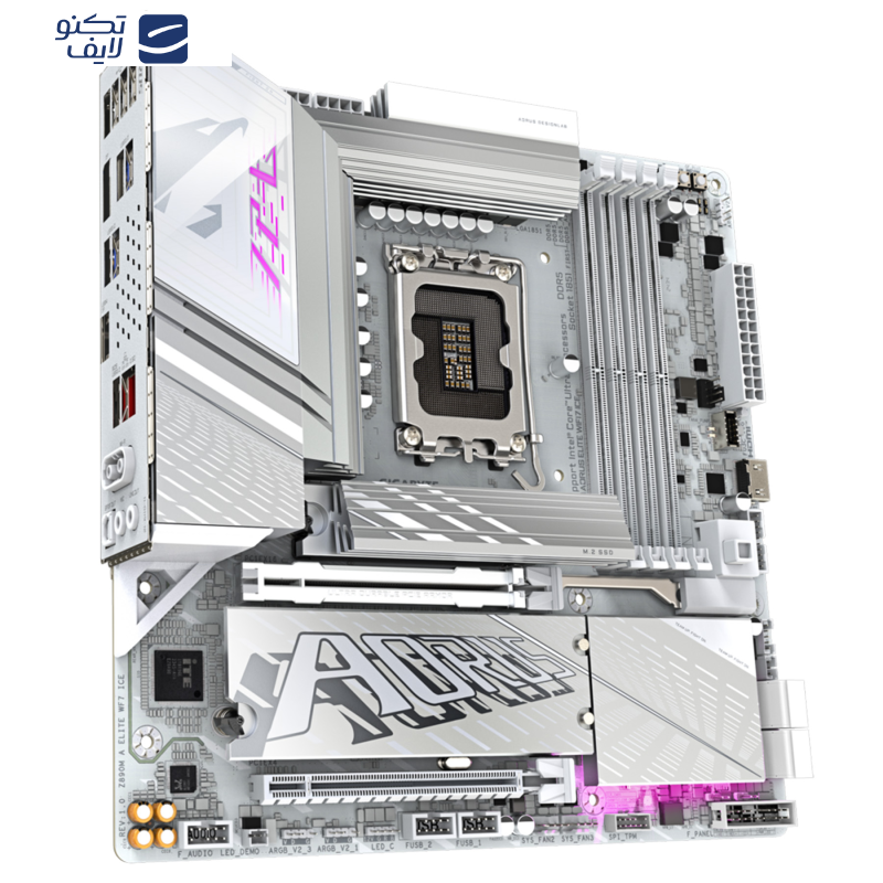 مادربرد گیگابایت مدل Z890M AORUS ELITE WIFI7 ICE مادربرد گیگابایت مدل Z890M AORUS ELITE WIFI7 ICE