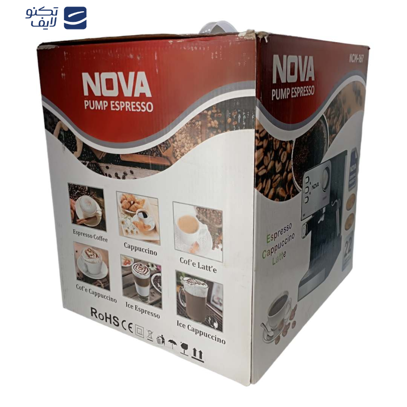 اسپرسو ساز نوا مدل NCM-167 اسپرسو ساز نوا مدل NCM-167