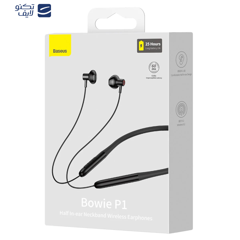 هدفون بی سیم باسئوس مدل  BOWIE P1 هدفون بی سیم باسئوس مدل  BOWIE P1