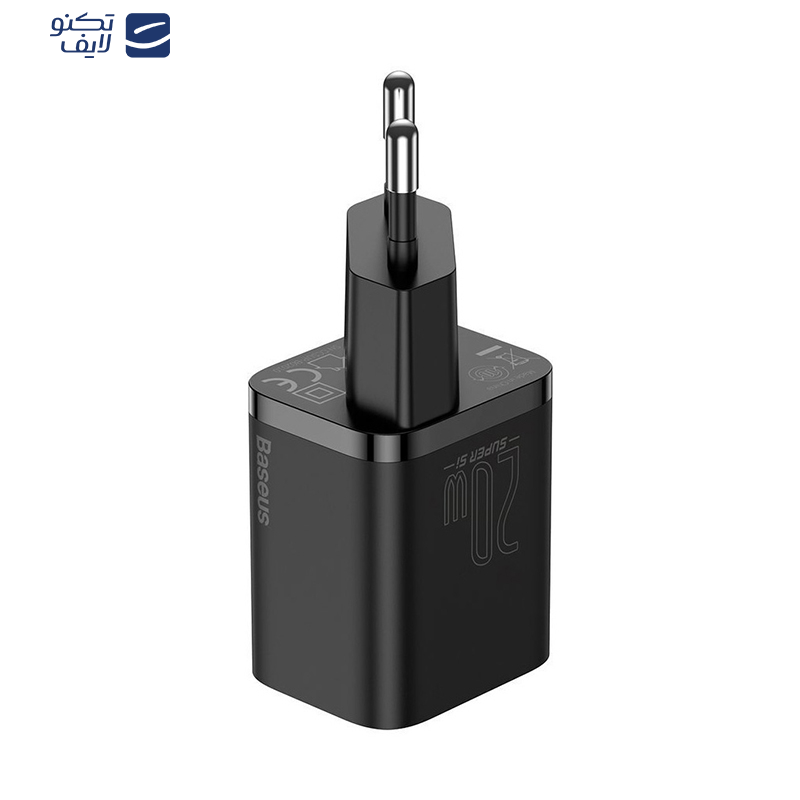 شارژر دیواری 20 وات باسئوس مدل Si 1C 20W CCSUP-B01 شارژر دیواری 20 وات باسئوس مدل Si 1C 20W CCSUP-B01
