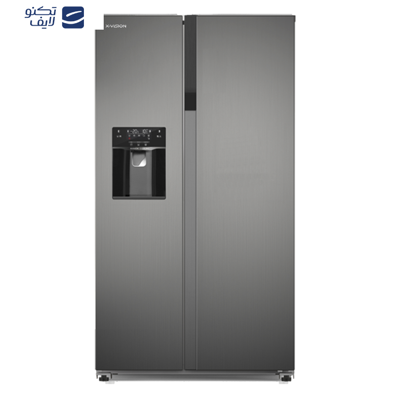 یخچال فریزر ساید بای ساید 28 فوت ایکس ویژن مدل HS600-WI/SI