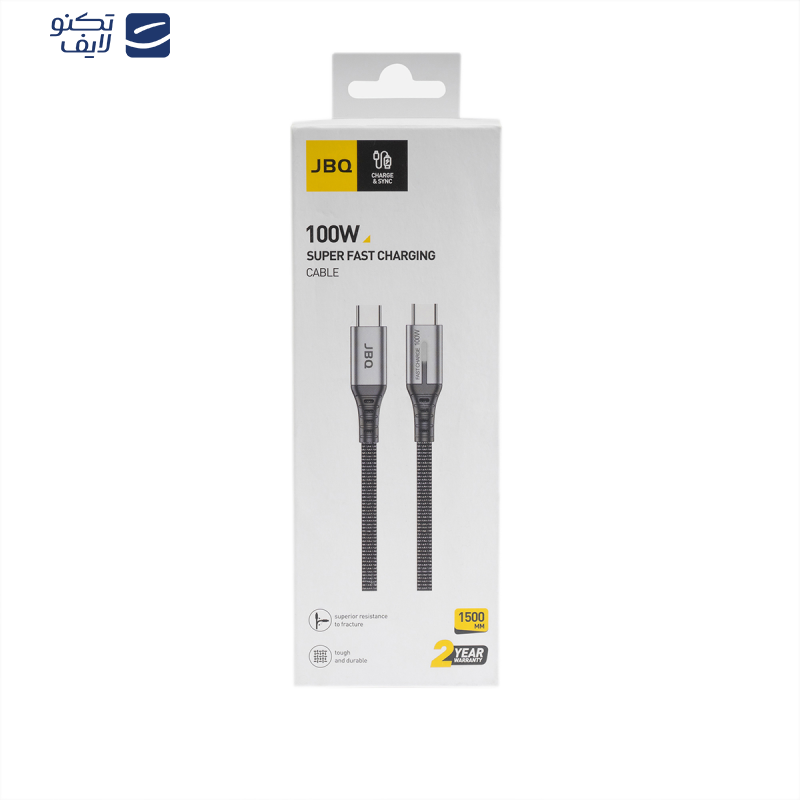 کابل تبدیل USB-C به لایتنینگ جی بی کیو مدل CA-1130 طول 2 متر کابل تبدیل USB-C به لایتنینگ جی بی کیو مدل CA-1130 طول 2 متر