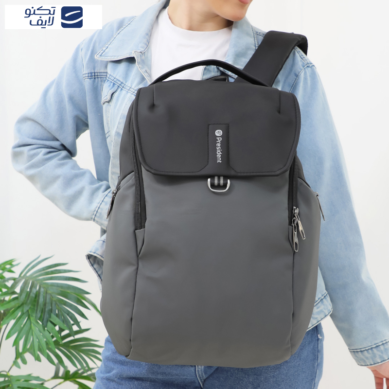 کوله پشتی لپ تاپ پرزیدنت مدل Zimmer مناسب برای لپ تاپ  15.6 اینچی کوله پشتی لپ تاپ پرزیدنت مدل Zimmer مناسب برای لپ تاپ  15.6 اینچی