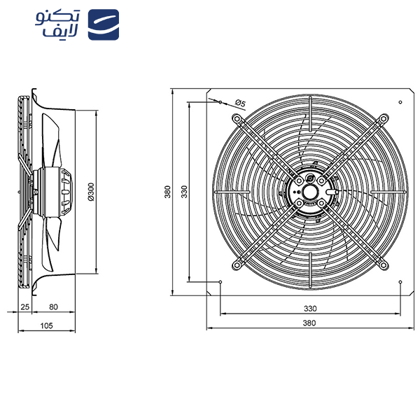 هواکش دمنده مدل VIK-30V2S هواکش دمنده مدل VIK-30V2S