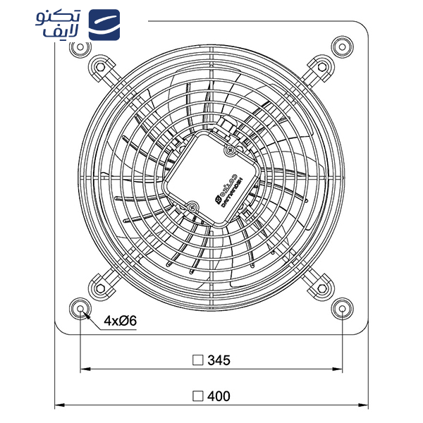 هواکش دمنده مدل VIK-30A6S هواکش دمنده مدل VIK-30A6S