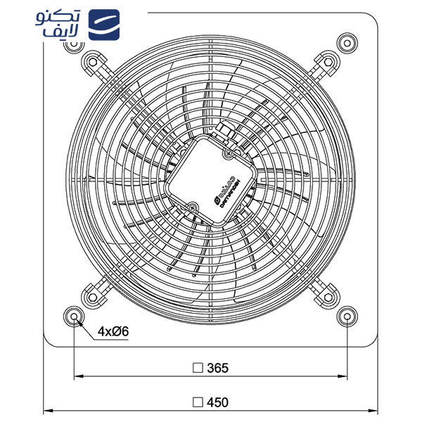 هواکش دمنده مدل VIK-35A6S هواکش دمنده مدل VIK-35A6S