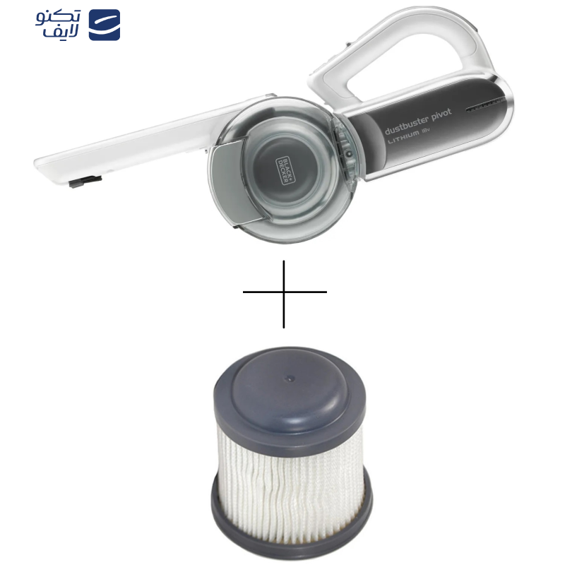 جارو شارژی دستی بلک اند دکر مدل PV1820L به همراه فیلتر جارو شارژی دستی بلک اند دکر مدل PV1820L به همراه فیلتر