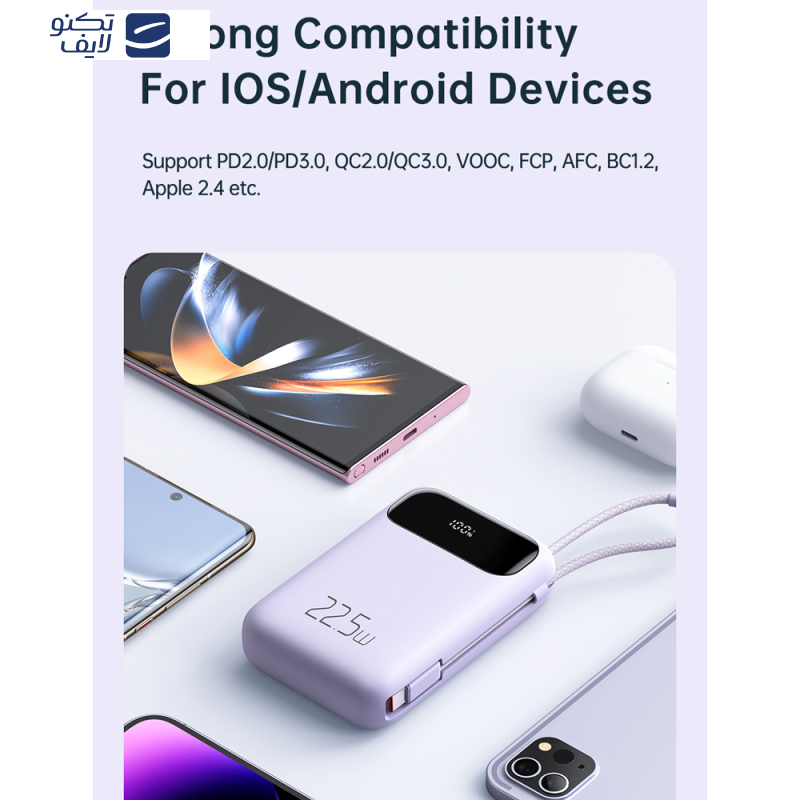 پاوربانک مک دودو مدل MC-324 ظرفیت 10000 میلی آمپر ساعت پاوربانک مک دودو مدل MC-324 ظرفیت 10000 میلی آمپر ساعت