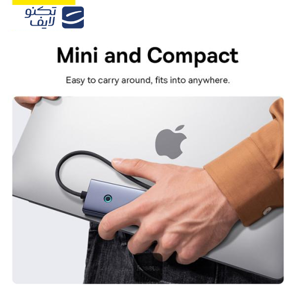 هاب 4 پورت USB 3.0 باسئوس مدل UltraJoy 100cm  هاب 4 پورت USB 3.0 باسئوس مدل UltraJoy 100cm