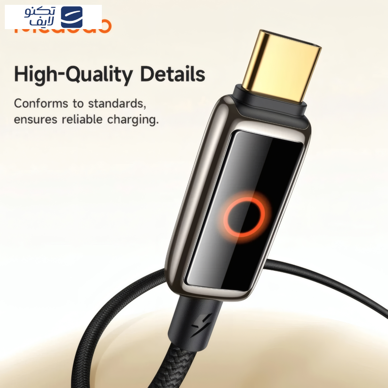 کابل USB-C مک دودو مدل CA-668 طول 1.2 متر کابل USB-C مک دودو مدل CA-668 طول 1.2 متر