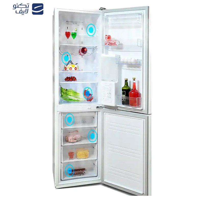 یخچال فریزر 24 فوت دوو مدل BMI-10GW با ارتفاع 196، پهنای 67 و عمق 68 سانتی متر، میزان مصرف انرژی A+، دارای ۱ کشو در یخچال و 4 کشو در فریزر، دارای سیستم نوفراست