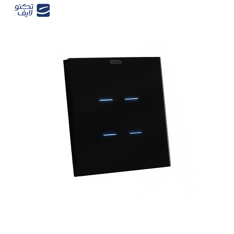 کلید هوشمند تویا مدل چهار پل طرح خط Wi Fi کلید هوشمند تویا مدل چهار پل طرح خط Wi Fi