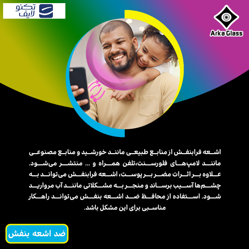 محافظ صفحه نمایش ضد اشعه بنفش آرکا گلس مدل Tough مناسب برای گوشی موبایل آنر X8b محافظ صفحه نمایش ضد اشعه بنفش آرکا گلس مدل Tough مناسب برای گوشی موبایل آنر X8b