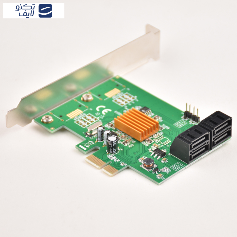 کارت 4 پورت  PCI-e SATA III مدل FG-EST18A
