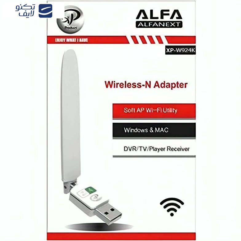 کارت شبکه بی سیم ایکس پی-پروداکت مدل XP-W924 کارت شبکه بی سیم ایکس پی-پروداکت مدل XP-W924