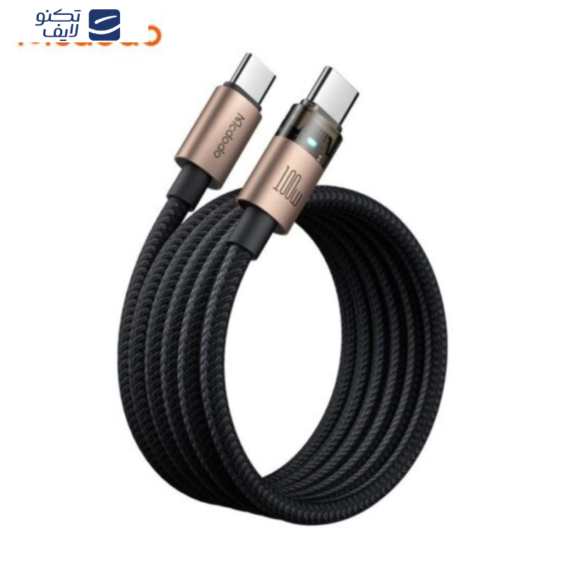 کابل usb-c مک دودو مدل ca-558  100Wطول 1.2متر کابل usb-c مک دودو مدل ca-558  100Wطول 1.2متر