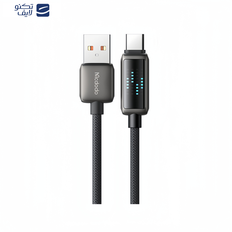 کابل تبدیل USB به USB-C مک دودو مدل CA-235 طول 1.2 متر کابل تبدیل USB به USB-C مک دودو مدل CA-235 طول 1.2 متر