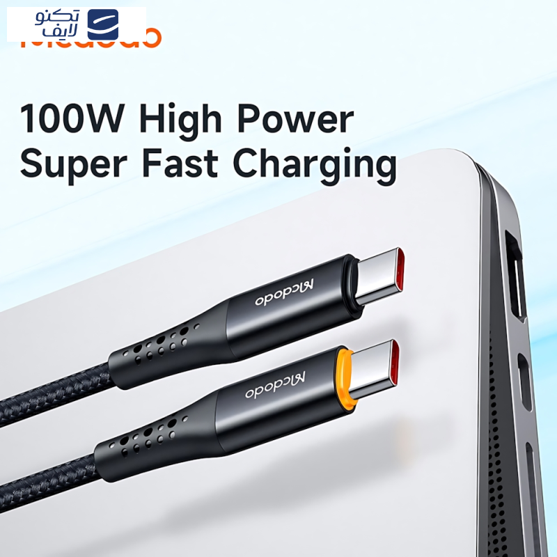 کابل تبدیل USB-C مک دودو مدل CA-3461 طول 1.8 متر کابل تبدیل USB-C مک دودو مدل CA-3461 طول 1.8 متر