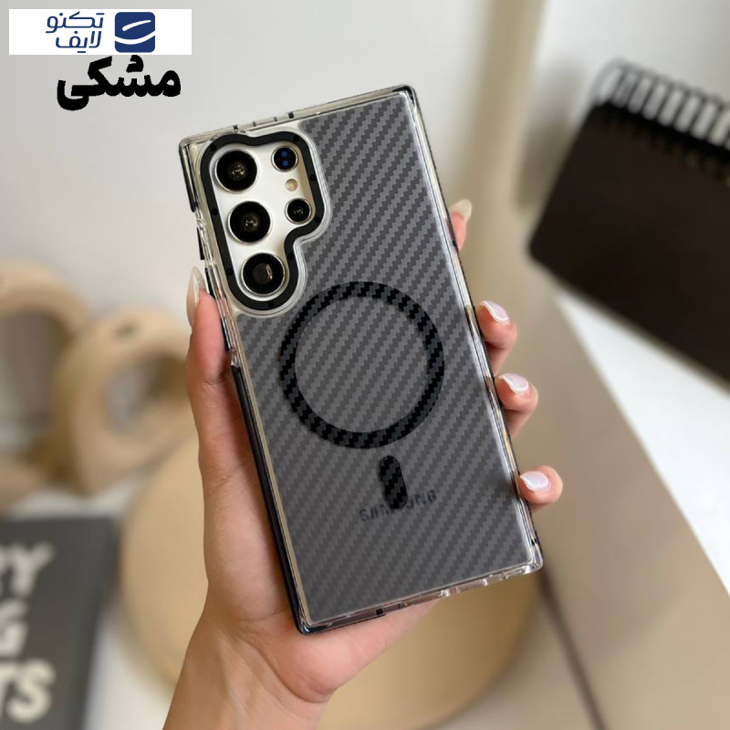 کاور مدل کربن کد 01 مناسب برای گوشی سامسونگ Galaxy S25 Ultra به همراه محافظ لنز کاور مدل کربن کد 01 مناسب برای گوشی سامسونگ Galaxy S25 Ultra به همراه محافظ لنز