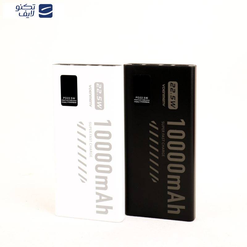 پاور بانک مدل DP43 ظرفیت 10000 میلی آمپر ساعت پاور بانک مدل DP43 ظرفیت 10000 میلی آمپر ساعت