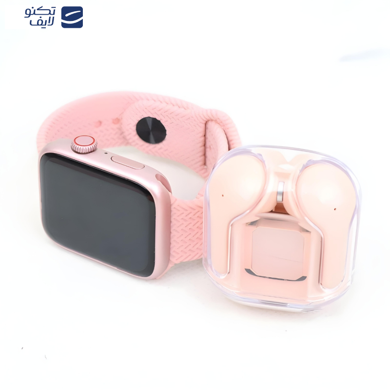 ساعت هوشمند ۴۱ میلی متری ویسمی مدل WS-X18 MINI به همراه هدفون ساعت هوشمند ۴۱ میلی متری ویسمی مدل WS-X18 MINI به همراه هدفون