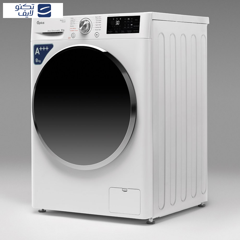 ماشین لباسشویی 8 کیلوگرم اتوماتیک جی پلاس مدل GWM-P88W ماشین لباسشویی 8 کیلوگرم اتوماتیک جی پلاس مدل GWM-P88W