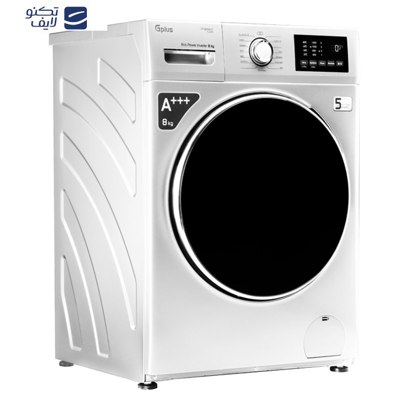 ماشین لباسشویی اتوماتیک جی پلاس مدل GWM-M822W ظرفیت 8 کیلوگرم ماشین لباسشویی اتوماتیک جی پلاس مدل GWM-M822W ظرفیت 8 کیلوگرم
