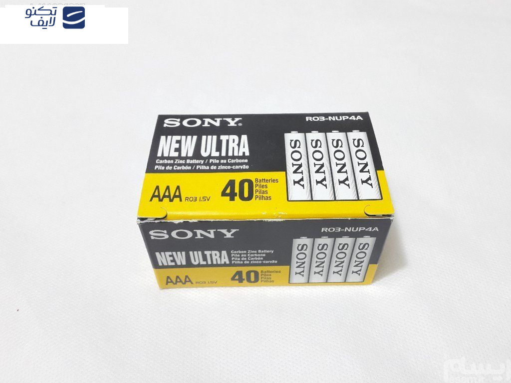 باتری نیم قلمی سونی مدل New Ultra بسته 20 عددی