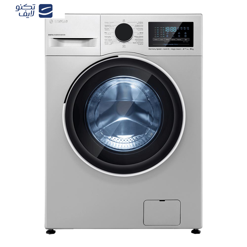 ماشین لباسشویی 8 کیلوگرم اتوماتیک اسنوا مدل SWM-B80S ماشین لباسشویی 8 کیلوگرم اتوماتیک اسنوا مدل SWM-B80S